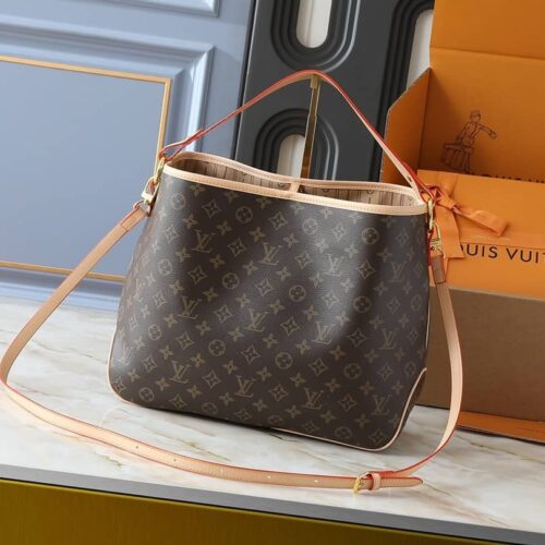 Alternative view of Louis Vuitton Delightful PM Monogram Canvas Tote Bag Brown 40Cm M40352