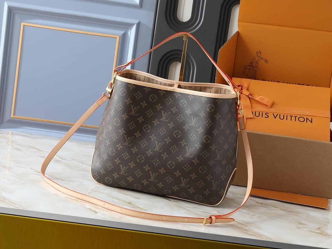 Louis Vuitton Delightful PM Monogram Canvas Tote Bag Brown 40Cm M40352 - Image 2