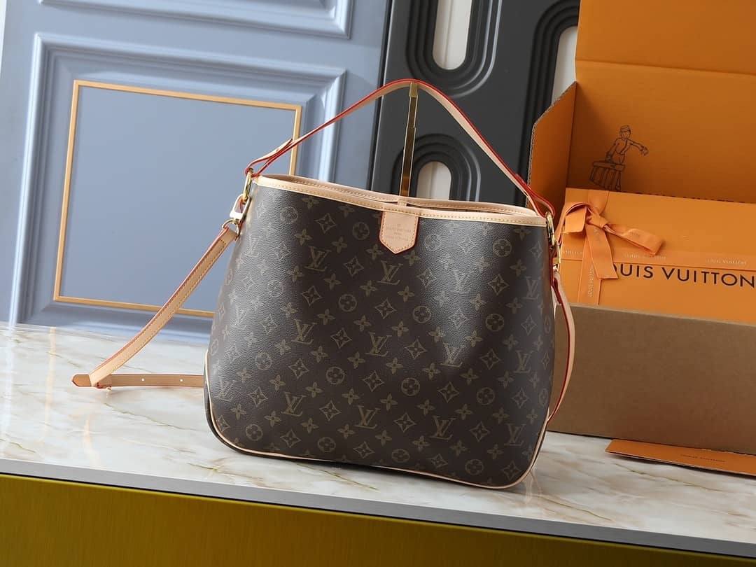 Louis Vuitton Delightful PM Monogram Canvas Tote Bag Brown 40Cm M40352 - Image 3