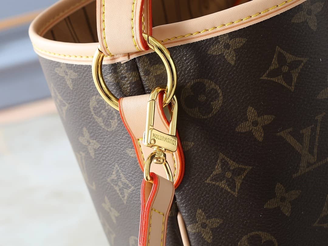 Louis Vuitton Delightful PM Monogram Canvas Tote Bag Brown 40Cm M40352 - Image 4