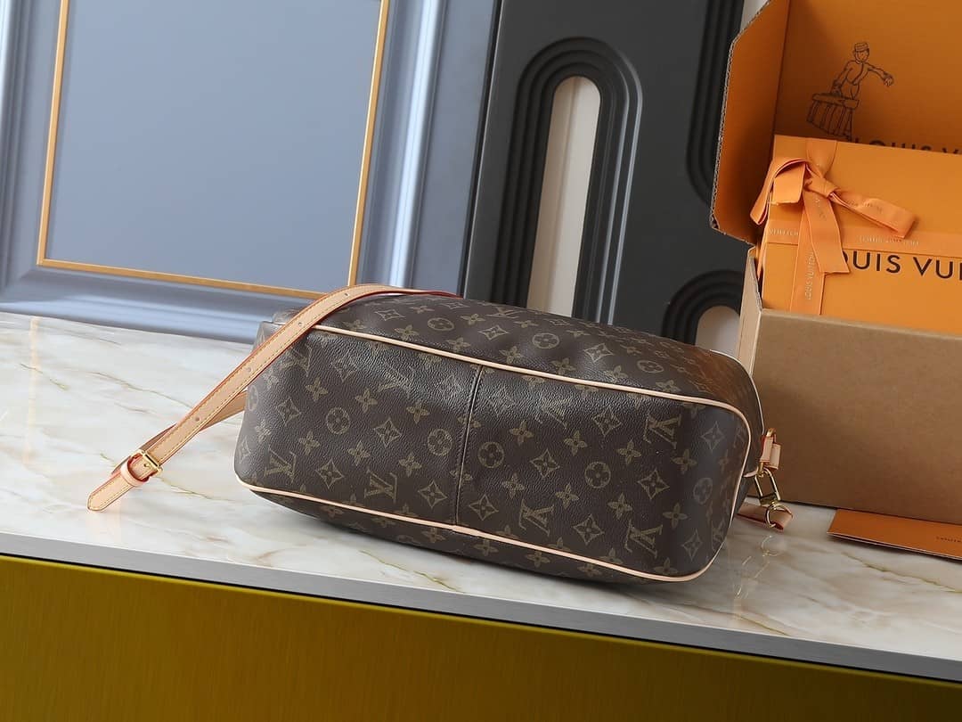 Louis Vuitton Delightful PM Monogram Canvas Tote Bag Brown 40Cm M40352 - Image 6