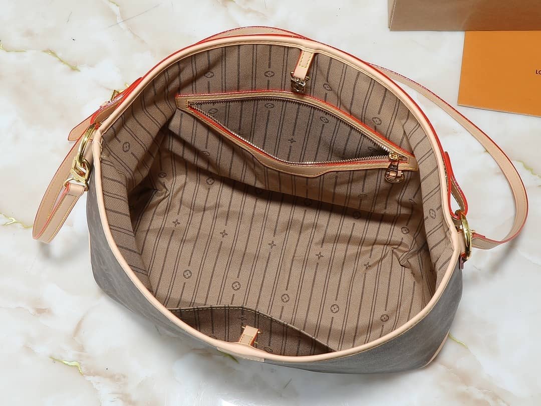 Louis Vuitton Delightful PM Monogram Canvas Tote Bag Brown 40Cm M40352 - Image 5