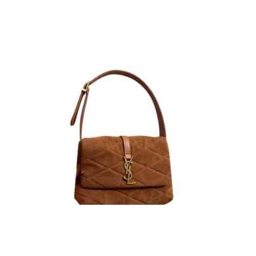 Saint Laurent Le 5 É 7 Hobo Bag Brown 27Cm