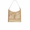 Saint Laurent Oxalis Raffia Crochet and Leather Shoulder Bag Naturel 41cm 773984GAAEB9718