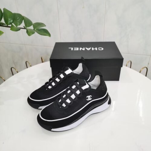 Alternative view of Chanel Classic Suede Sneaker Black G39072 Y55826 K4284