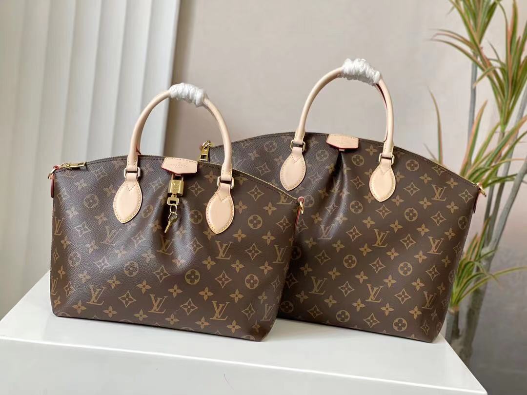 Louis Vuitton Boétie MM Handle Bag Brown 31Cm M45987 - Image 9