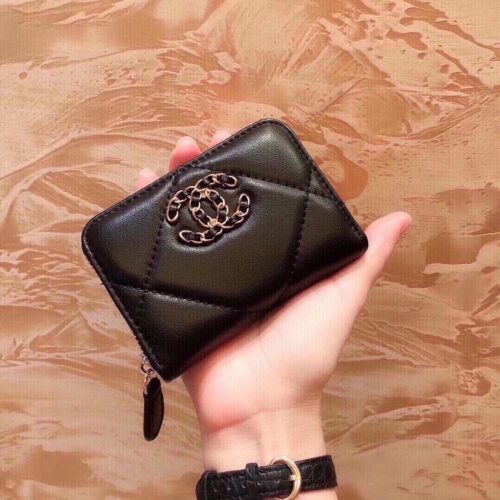 Alternative view of Chanel Card Wallet Black 9Cm
