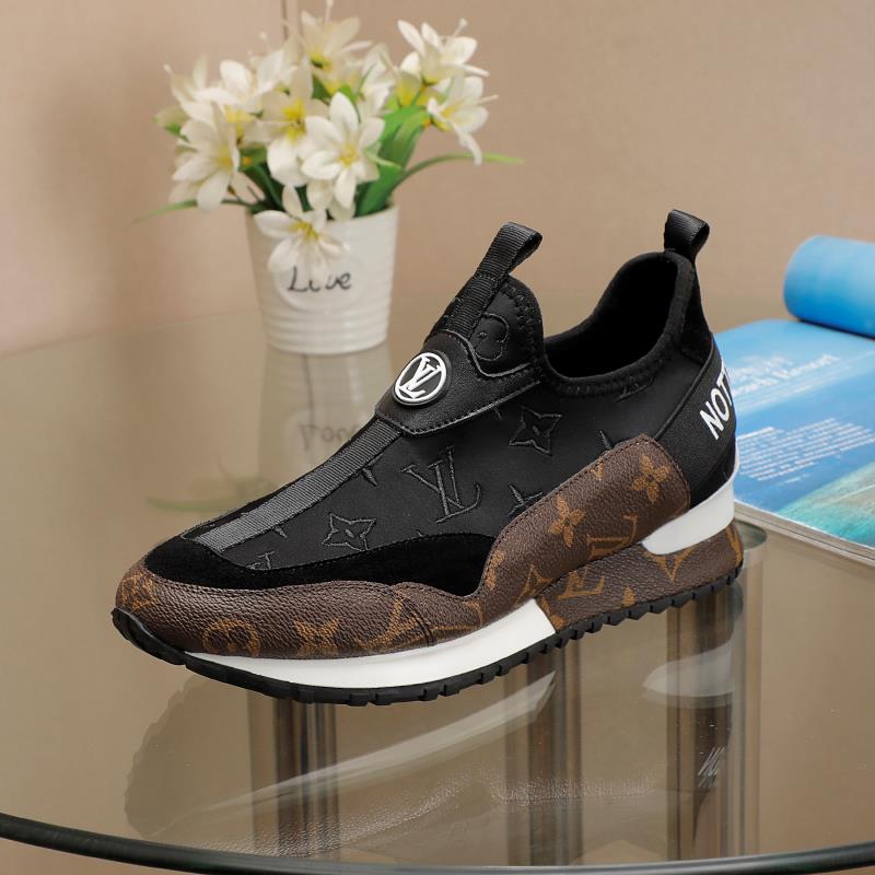 Louis Vuitton Run Away Monogram Canvas Sneaker Black - Image 3