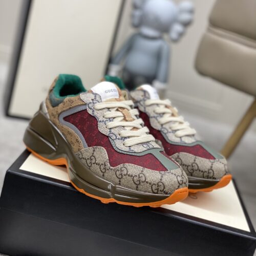Alternative view of Gucci Women's Rhyton GG Canvas Sneaker ‎Multicolor 619891 99Wg0 6060