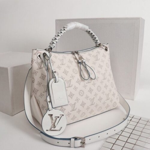 Alternative view of Louis Vuitton Beaubourg Hobo MM Mahina Leather Shoulder Bag Cream White 32cm M58482