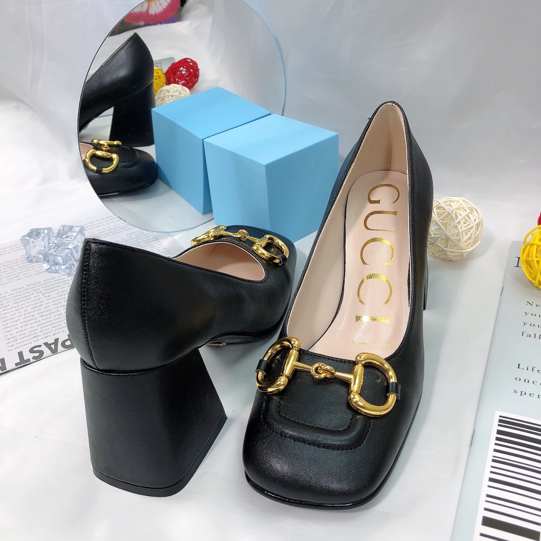 Gucci Horsebit Leather Pump Black 643886 C9D00 1000 - Image 4