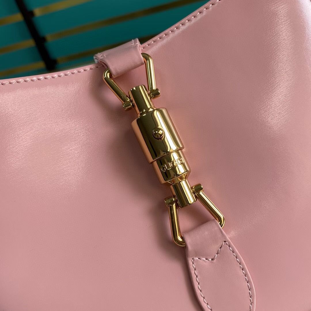 Gucci Jackie 1961 Mini Leather Shoulder Bag Light Pink 19Cm 637091 10O0G 5815 - Image 6