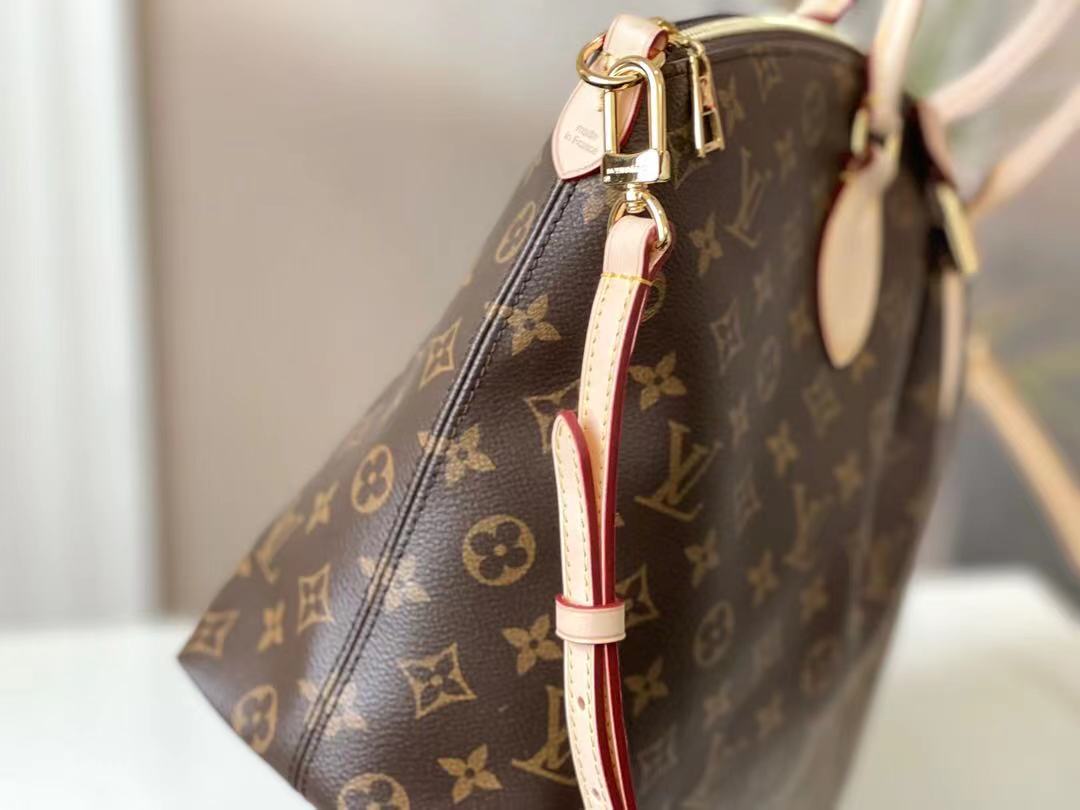 Louis Vuitton Boétie MM Handle Bag Brown 31Cm M45987 - Image 6