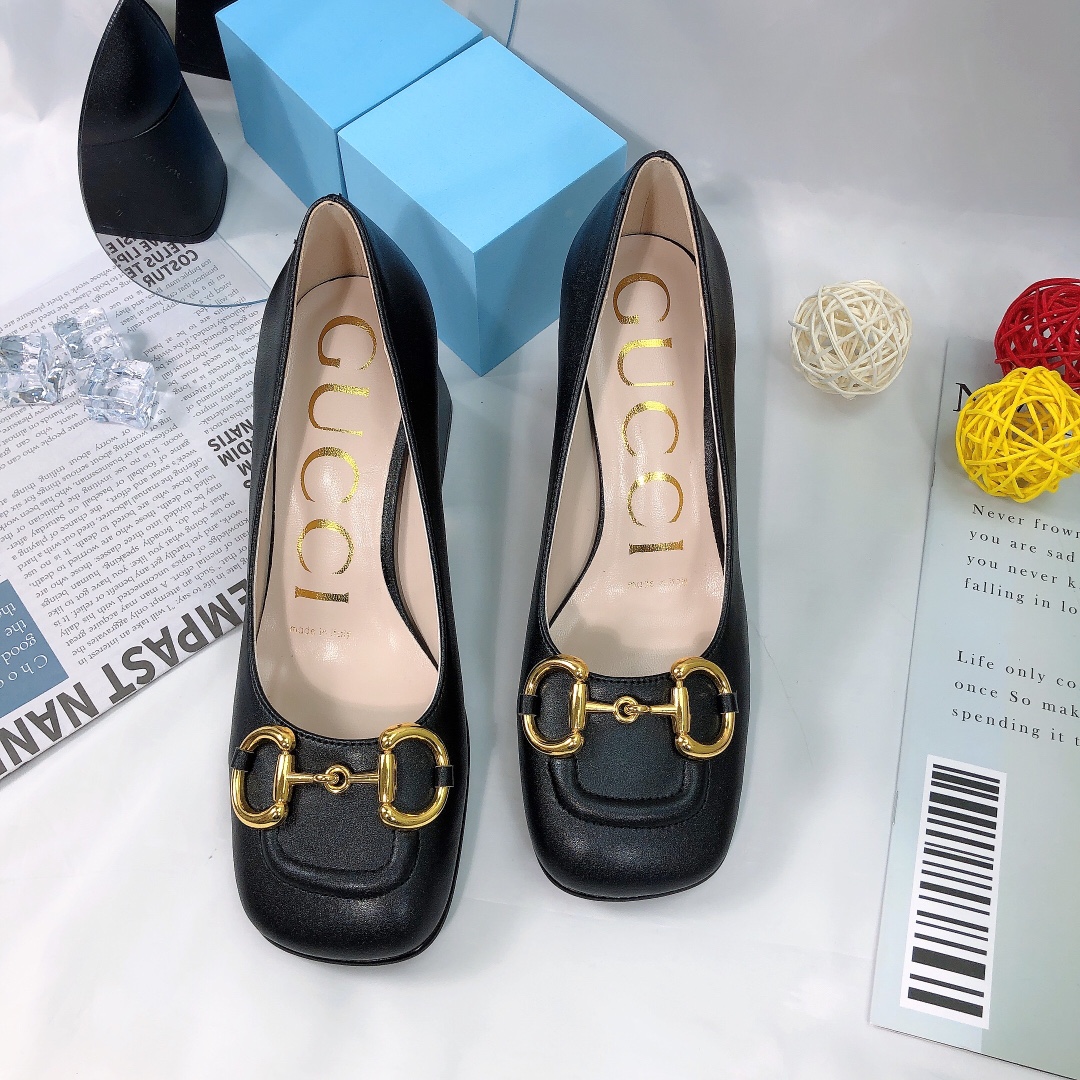 Gucci Horsebit Leather Pump Black 643886 C9D00 1000 - Image 3