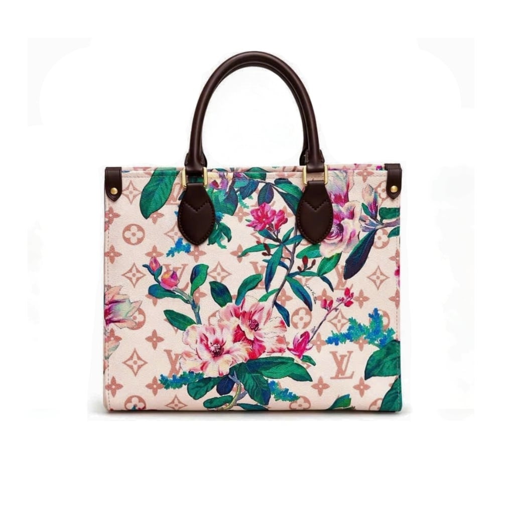 Louis Vuitton OnTheGo MM Monogram Canvas Tote Bag Dune 32cm