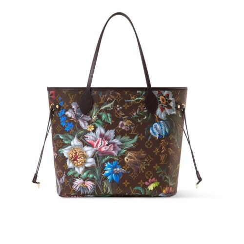 Louis Vuitton Neverfull MM Monogram Canvas Tote Bag Ebene 31cm M28918