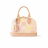 Louis Vuitton Alma BB Damier Canvas Handbag Peach 23Cm N40516