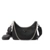 Prada Re Edition 2005 Re Nylon Shoulder Bag Black 22cm 1BH204 R064 F0002 V V9L