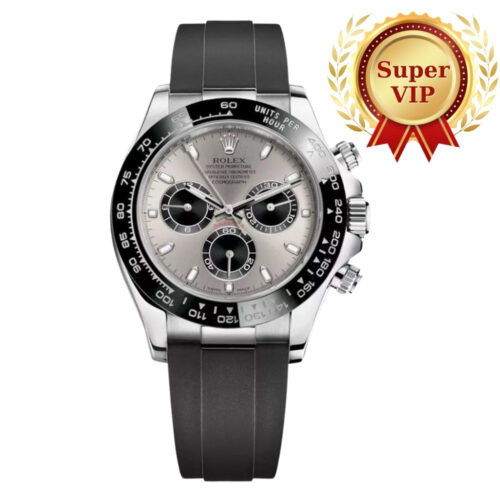 [Super Vip 1:1] Rolex Cosmograph Daytona Oyster White Gold And Black 40Mm 116519Ln 0027