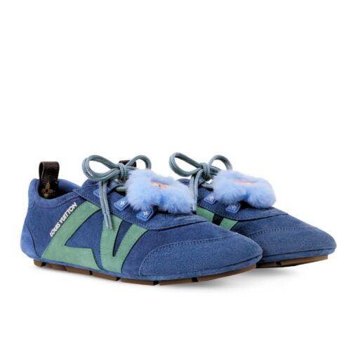 Louis Vuitton Sue Sneakerina Azure Blue 1Aivfn