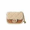 Chanel Teddy Bear Mini Fleece Flap Bags Beige And Brown 18cm AS5148 B18194 NZW48