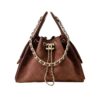 Chanel 25 Small Suede Leather Handbags Brown 26cm AS5293 B18799 U3950