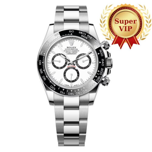 [Super Vip 1:1] Rolex Cosmograph Daytona Oyster Oystersteel Silver White 40Mm 126500Ln 0001