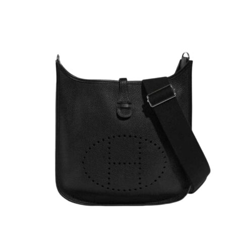 Hermes Evelyne 25 Shoulder Bag Black 25Cm H069426CKAV