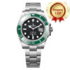 [Super Vip 1:1] Rolex Submariner Date Oyster Oystersteel White Gold And Green 41Mm 126610Lv 0002