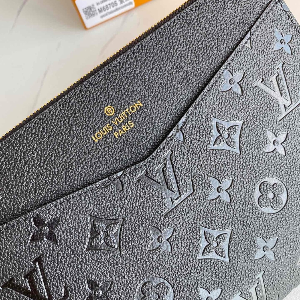 Louis Vuitton Daily Monogram Empreinte Pouch Black 29cm M62937 - Image 9