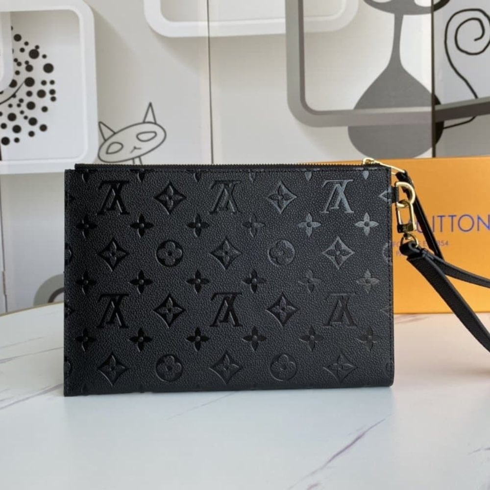 Louis Vuitton Daily Monogram Empreinte Pouch Black 29cm M62937 - Image 3