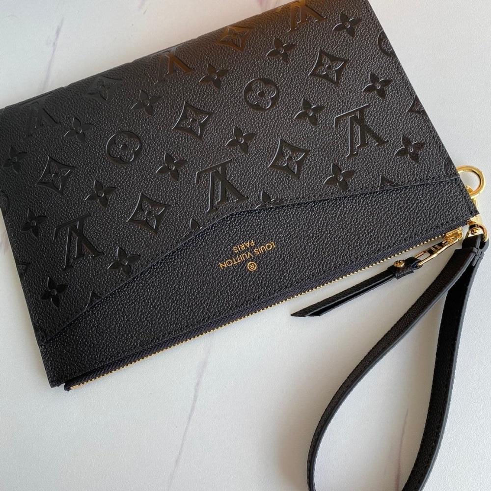 Louis Vuitton Daily Monogram Empreinte Pouch Black 29cm M62937 - Image 7