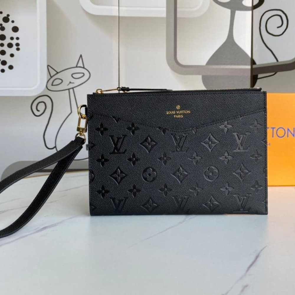 Louis Vuitton Daily Monogram Empreinte Pouch Black 29cm M62937 - Image 2