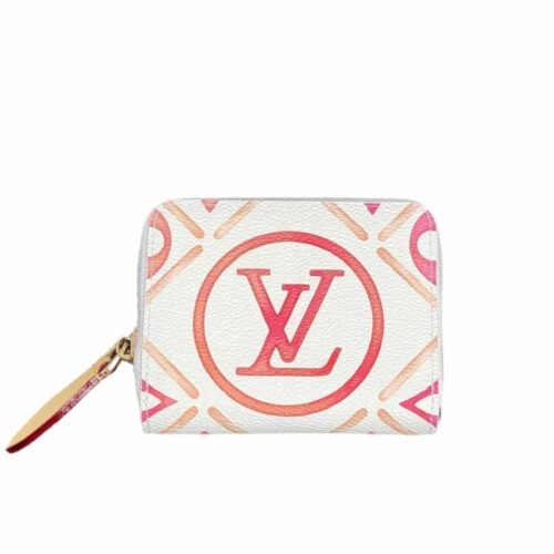 Louis Vuitton LV By The Pool Zippy Coin Purse Monogram Canvas Wallet Coral 11cm