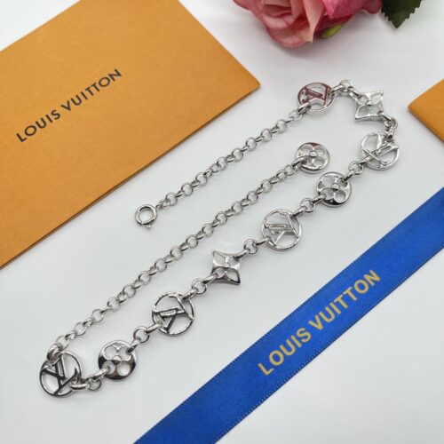 Alternative view of Louis Vuitton Monogram Silver Tone Necklace