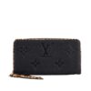 Louis Vuitton Zippy Wild At Heart Monogram Empreinte Giant Wallet Black 19cm M80680