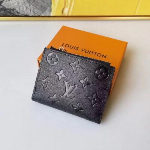 Alternative view of Louis Vuitton Lisa Monogram Empreinte Leather Wallet Black 11cm M83365