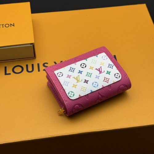 Alternative view of Louis Vuitton x Murakami Portefeuille Claire Multicolor Monogram Wallet Kawaii Pink 11cm 