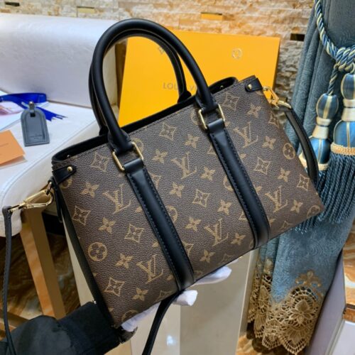 Alternative view of Louis Vuitton Soufflot BB Monogram Canvas Handle Bag Black 29Cm M44898