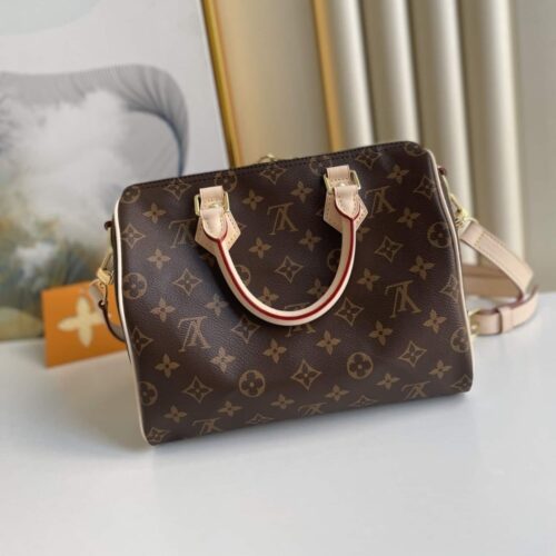 Alternative view of Louis Vuitton Speedy Bandoulière 25 Monogram Canvas Handle Bag Brown 25Cm M46977