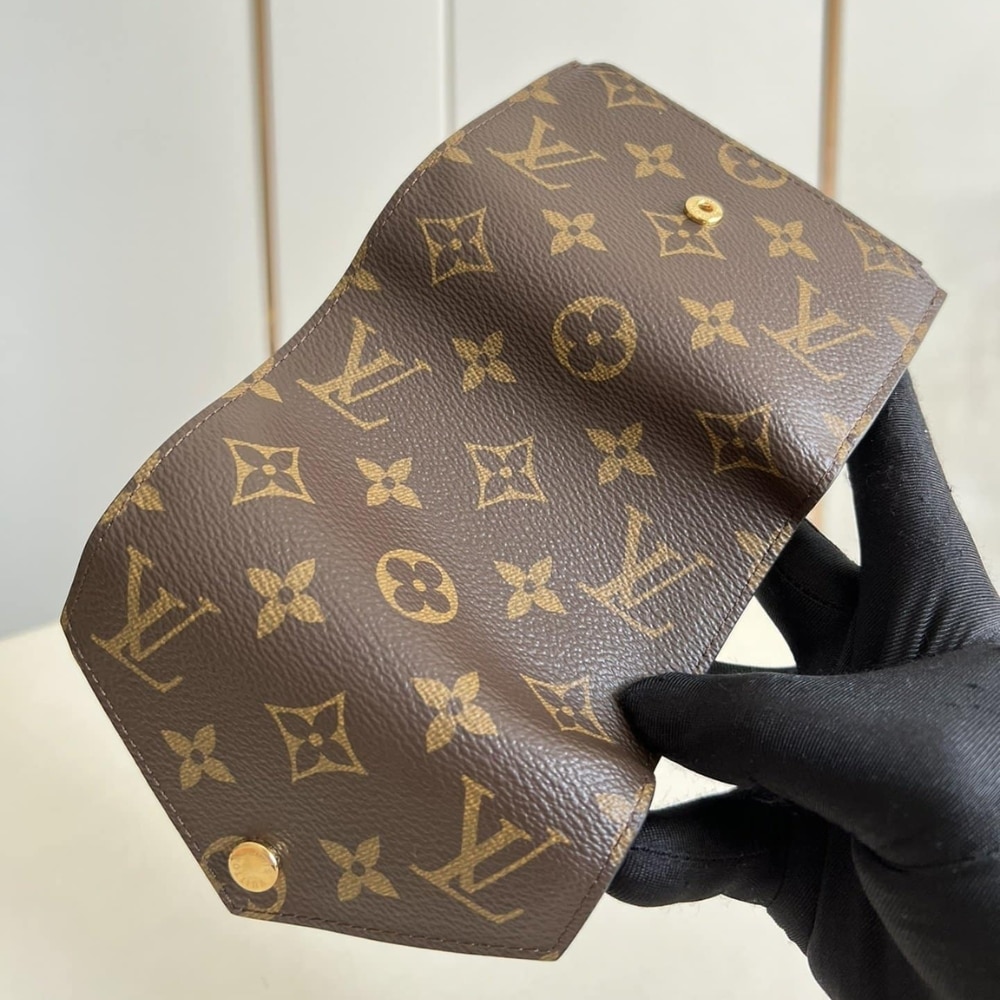 Louis Vuitton Victorine Monogram Canvas Wallet Brown 12cm M62472 - Image 4