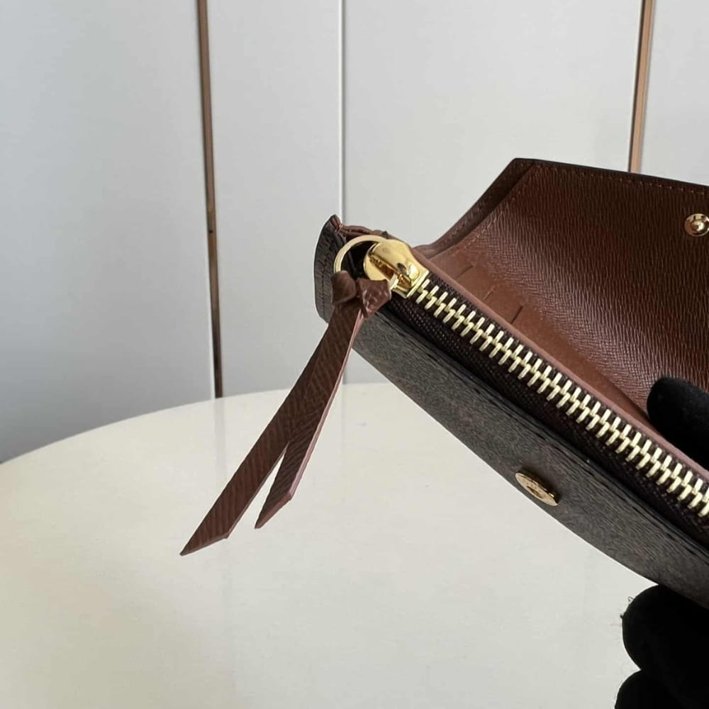 Louis Vuitton Victorine Monogram Canvas Wallet Brown 12cm M62472 - Image 5