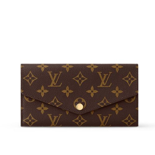 Louis Vuitton Sarah Monogram Canvas Wallet Brown 19cm M60531