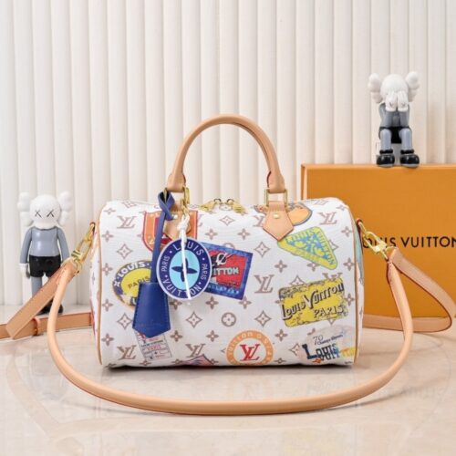 Alternative view of Louis Vuitton Speedy Soft 30 Monogram Dune Handle Bag Beige 30cm M14587
