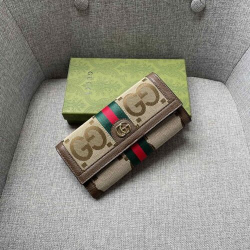 Alternative view of Gucci Ophidia GG Canvas Wallet Beige 19cm 523153 UKMDG 2570