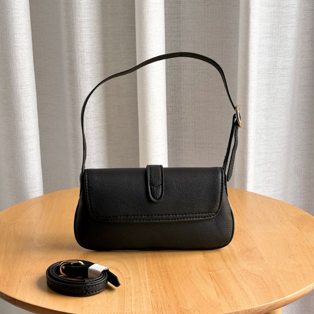 Gucci Jackie Small Leather Shoulder Bag Black 21Cm 867156 AAGA7 1000 - Image 4