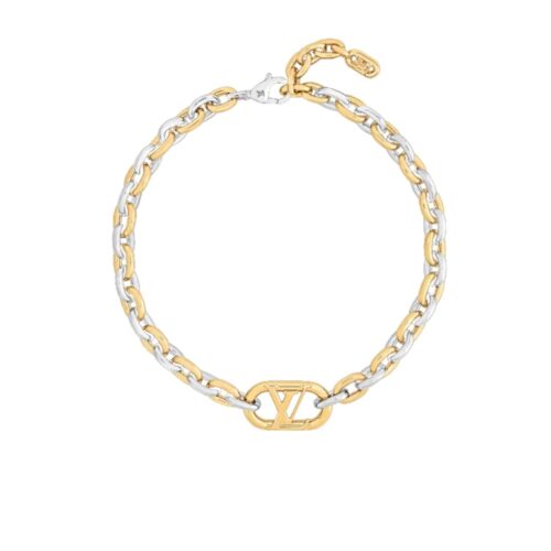 Louis Vuitton Everyday Chain LV Metal Necklace Gold And Silver