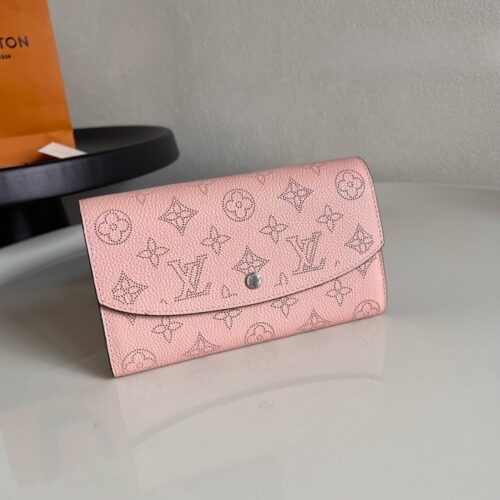 Alternative view of Louis Vuitton Iris Mahina Leather Wallet Pink Jasmin 19cm