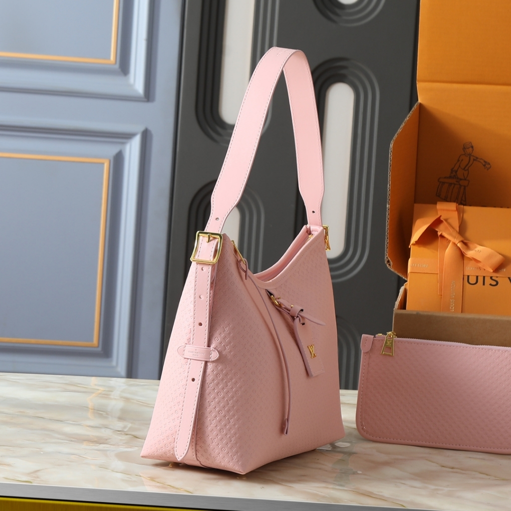Louis Vuitton Carryall PM Minigram Canvas Shoulder Bag Light Bliss 29cm M28518 - Image 3