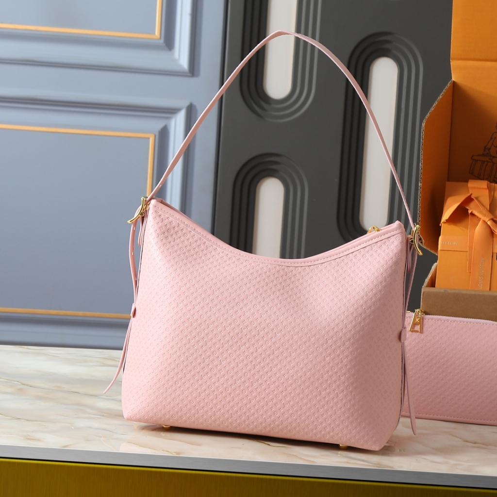Louis Vuitton Carryall PM Minigram Canvas Shoulder Bag Light Bliss 29cm M28518 - Image 4